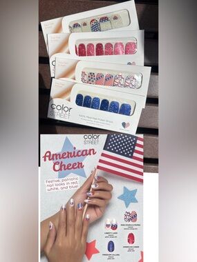 Retired HTF Patriotic Color Street Bundle
Complete American Cheer set